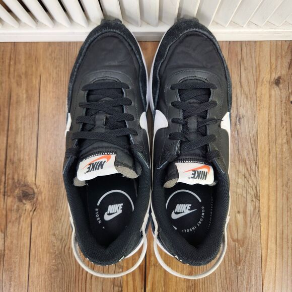 Nike Waffle Debut Mens Sz 8.5 Black White Trail Running Sneaker Shoes DH9522-001 main image 4